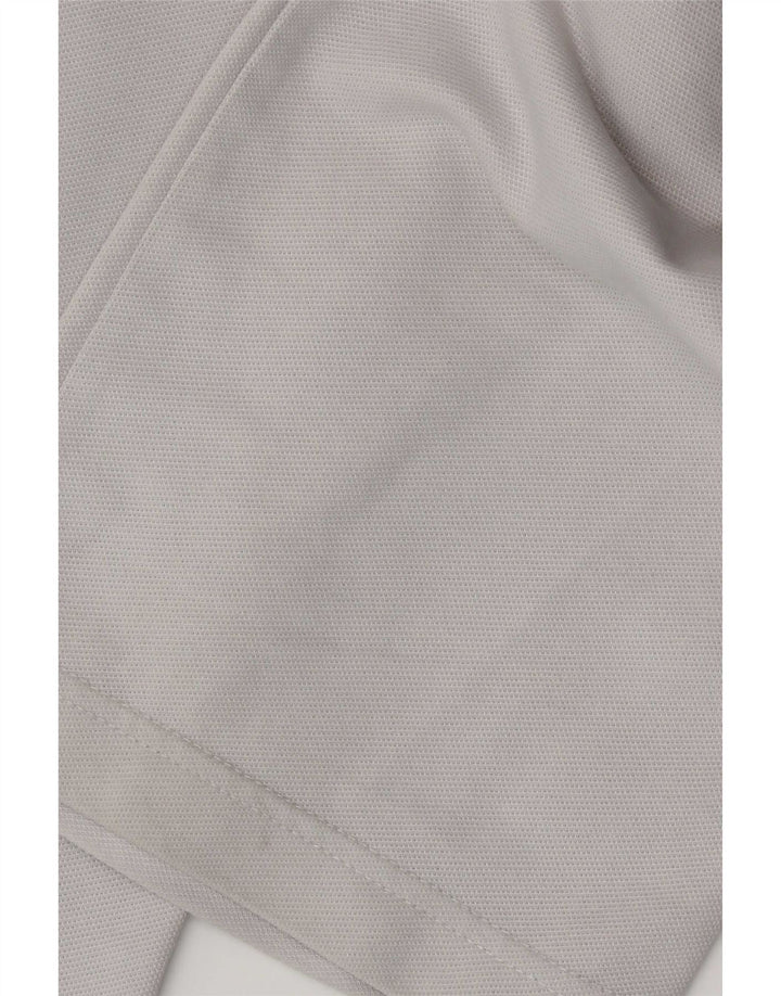 Pantaloni da tuta grafica da uomo Asics in poliestere grigio medio