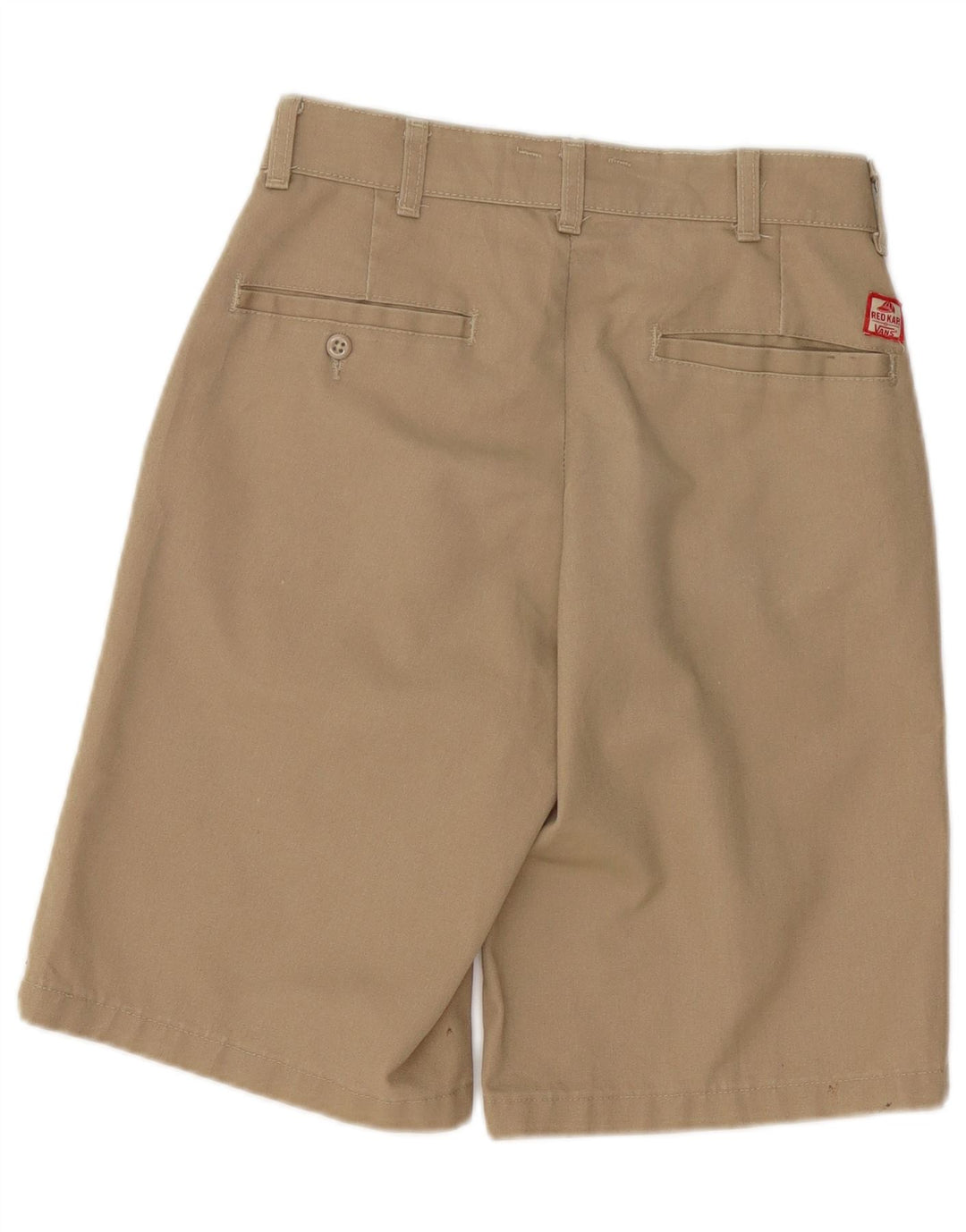 Pantaloncini chino Vans Kap rossi da uomo W28 piccoli in poliestere kaki