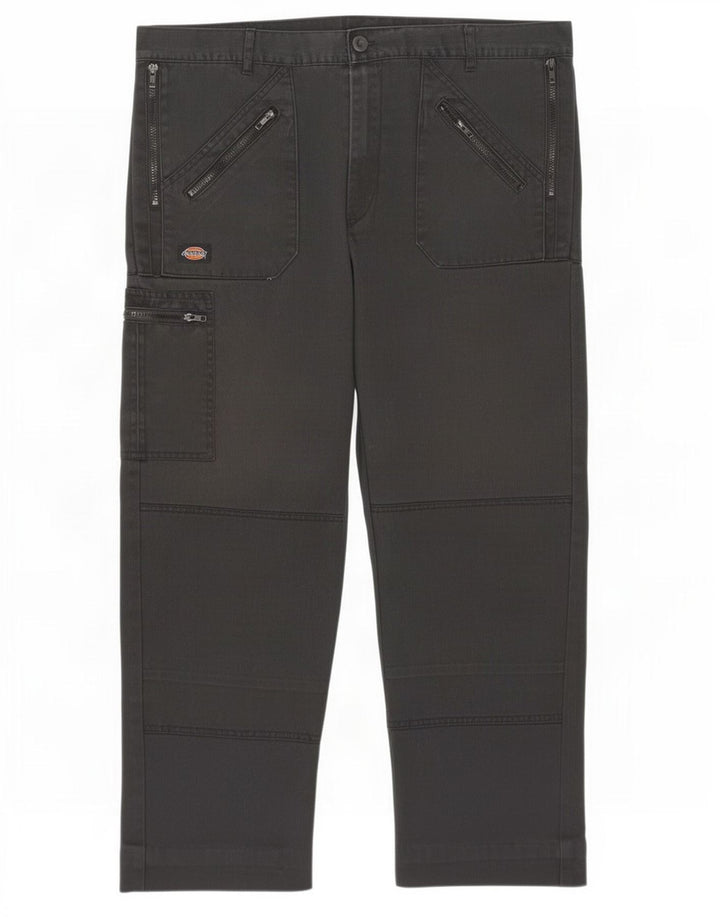 Pantaloni cargo dritti da uomo Dickies W42 L28 poliestere nero