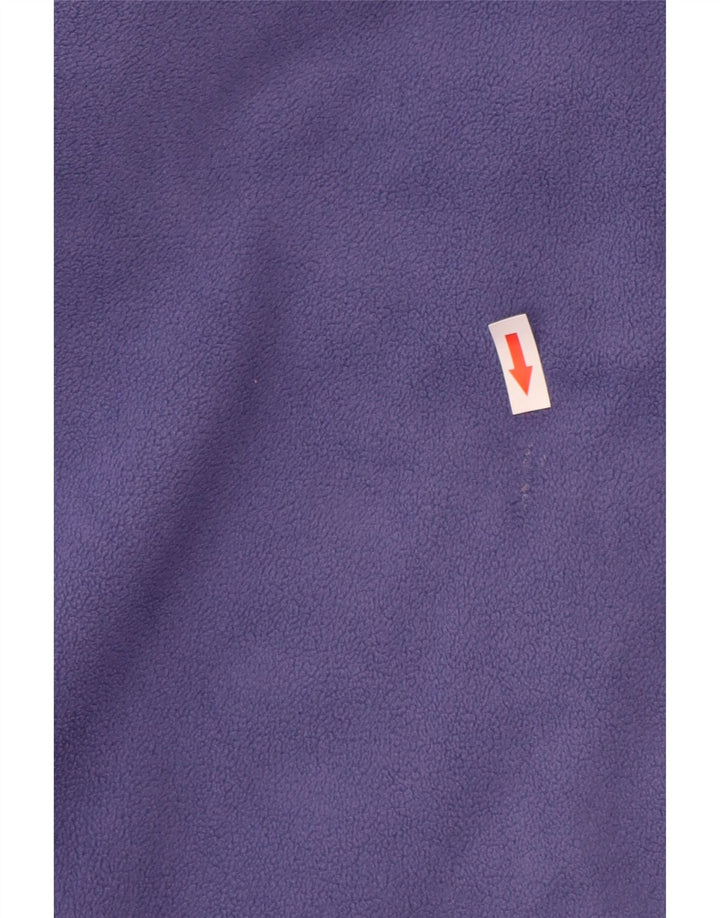 Giacca in pile da uomo The North Face UK 40 Large Viola Colourblock Poliestere