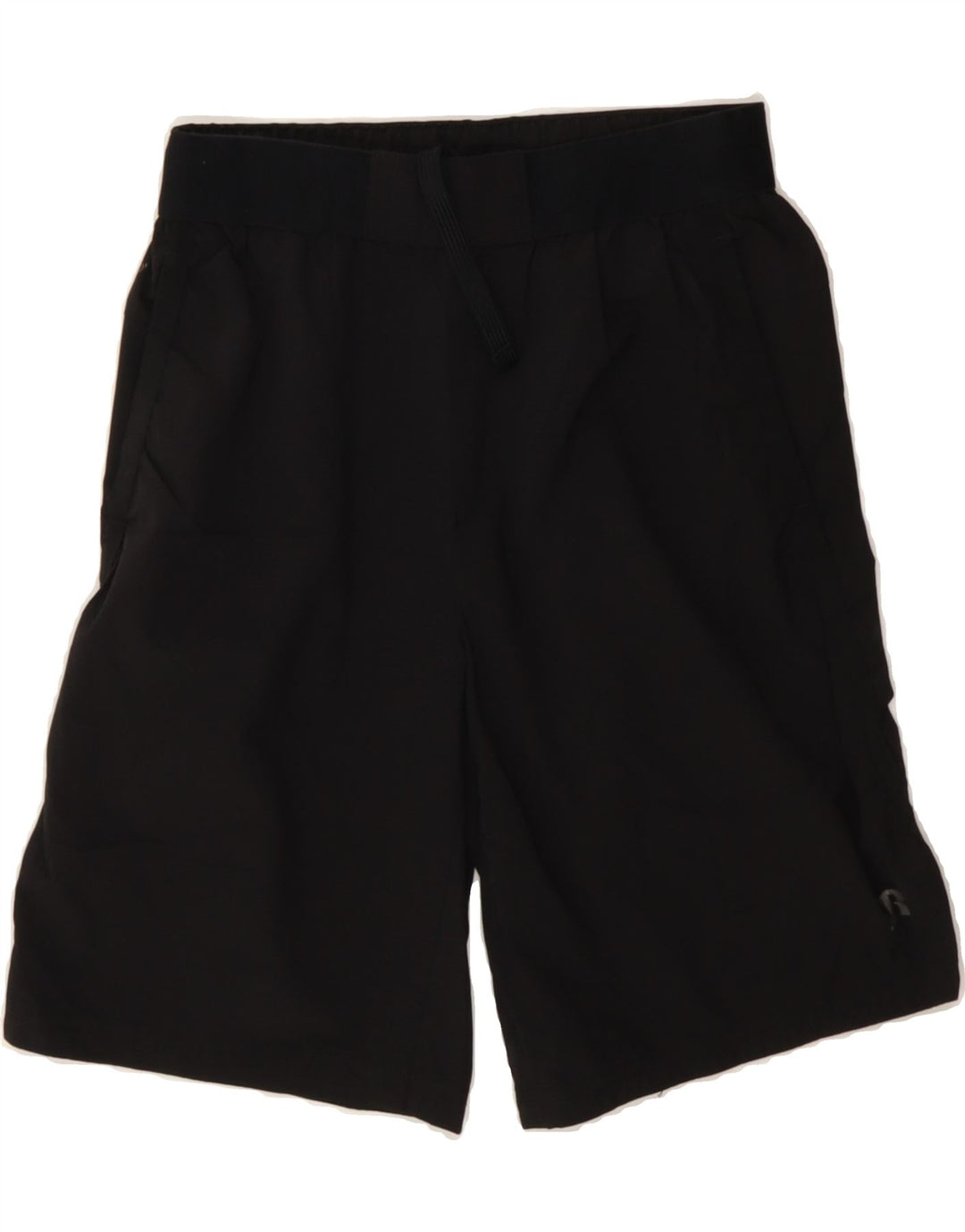 RUSSELL ATHLETIC Boys Sport Shorts 14-15 Years XL Black Polyester Vintage Russell Athletic and Second-Hand Russell Athletic from Messina Hembry 