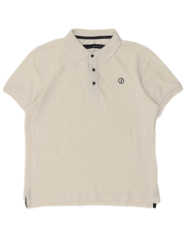 Polo da uomo Jeckerson XS in cotone bianco