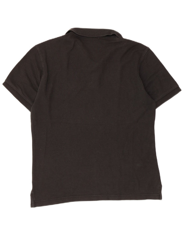 Polo da uomo Fila Small in cotone nero