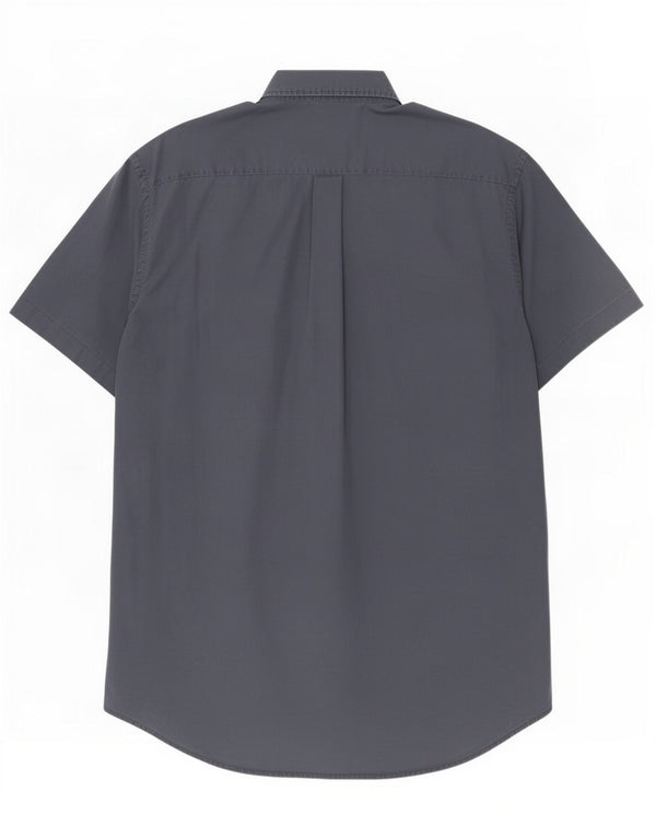 Murphy & Nye Mens Sailwear Short Sleeve Shirt XL Navy Blue Cotton