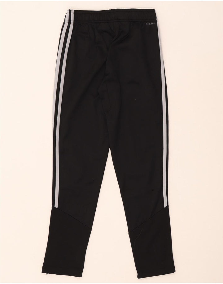 Pantaloni della tuta da ragazzo Adidas 11-12 anni in poliestere nero