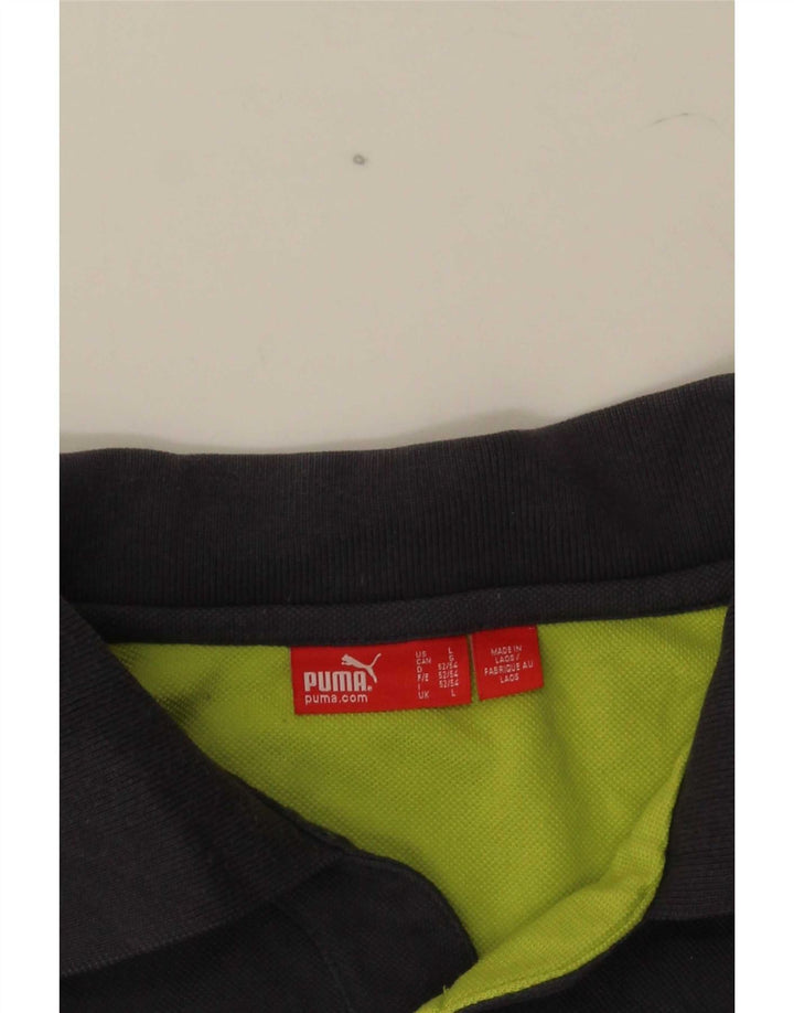 Polo Puma Uomo Large Grigia