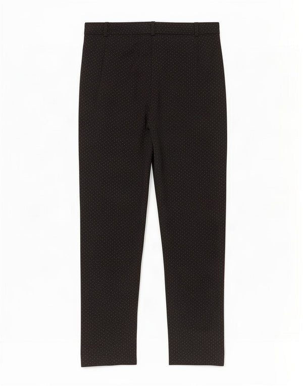 Pantaloni corti da donna Marks & Spencer UK 12 medi W30 L27 neri maculati