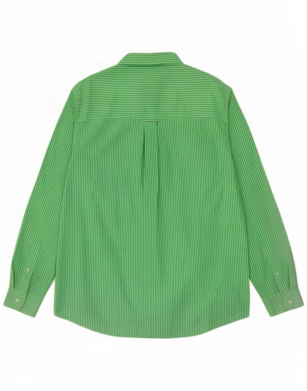 Camicia Chaps da uomo Easy Care, cotone gessato verde grande