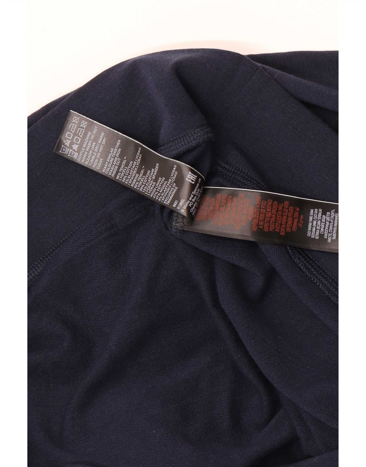 Maglione con cappuccio autografo da uomo Marks & Spencer grande blu navy