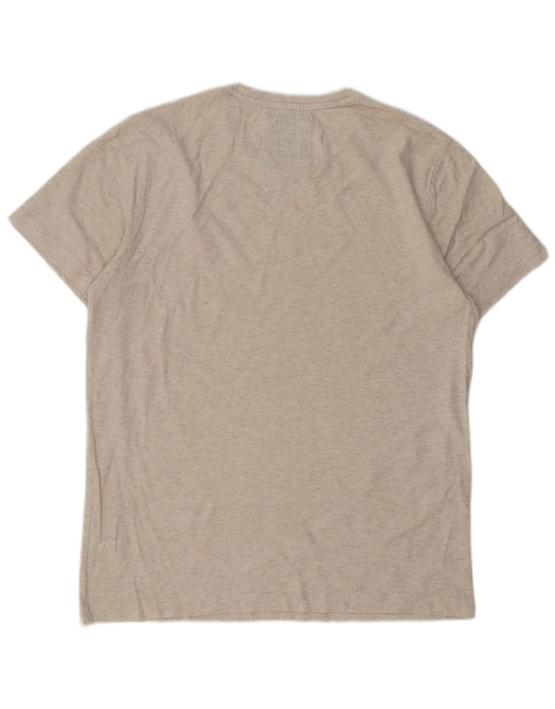 Crew Clothing T-shirt da uomo Top in cotone mélange grigio medio