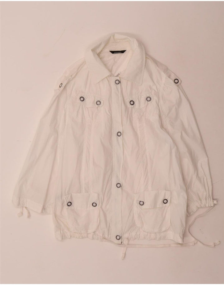 Giubbotto bomber da donna Stefanel EU 38 nylon bianco medio