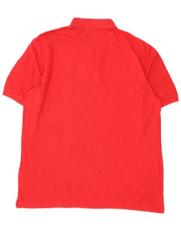Polo da uomo Fila Large rossa in cotone