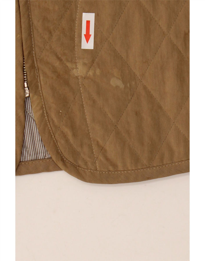 Gilet trapuntato da donna Allegri UK 14 beige medio