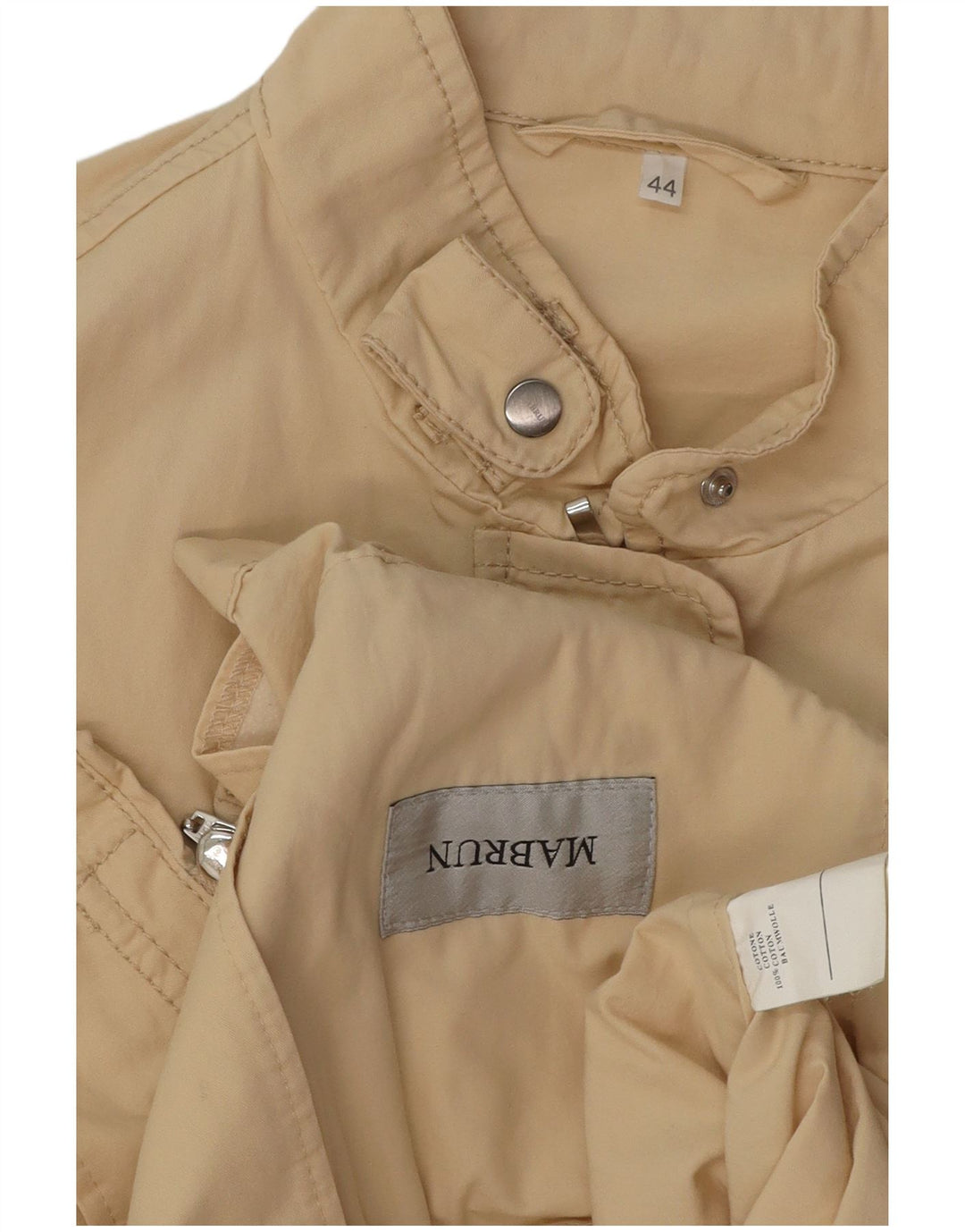 Giacca Utility Donna Mabrun IT 44 Cotone Beige Medio