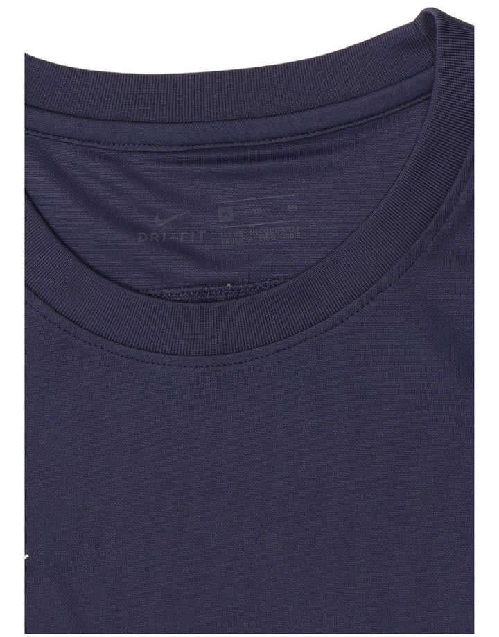 T-shirt Nike Dri Fit da uomo XL blu navy