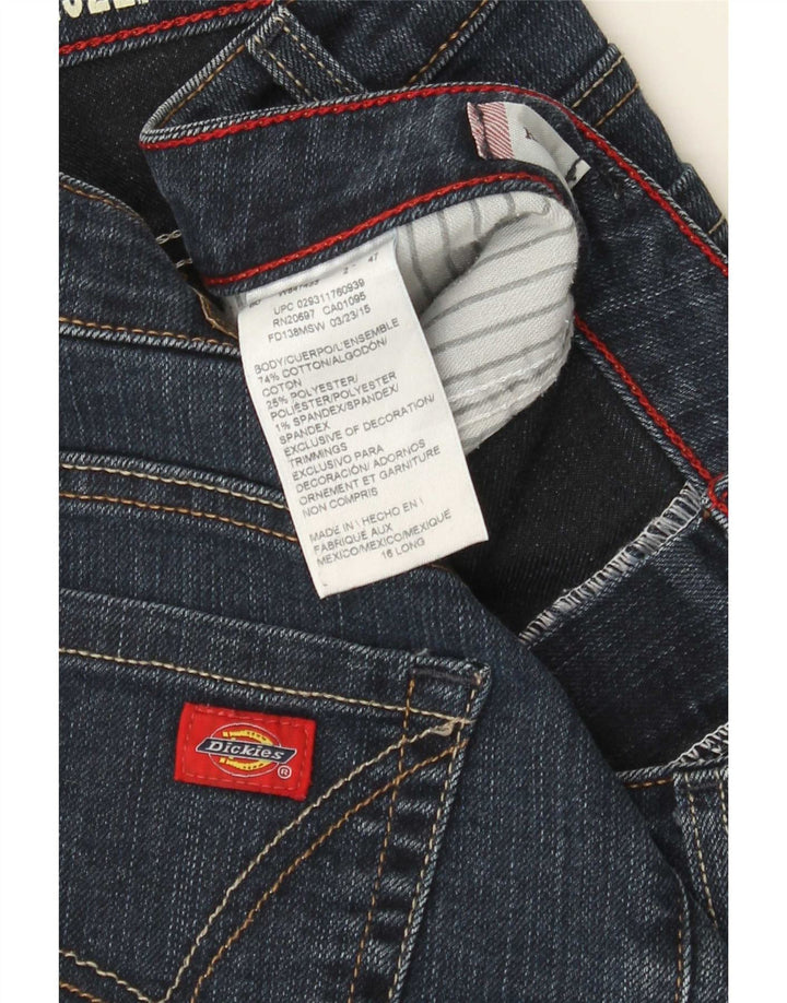 Dickies Jeans Bootcut da donna US 16 2XL W36 L33 Cotone blu