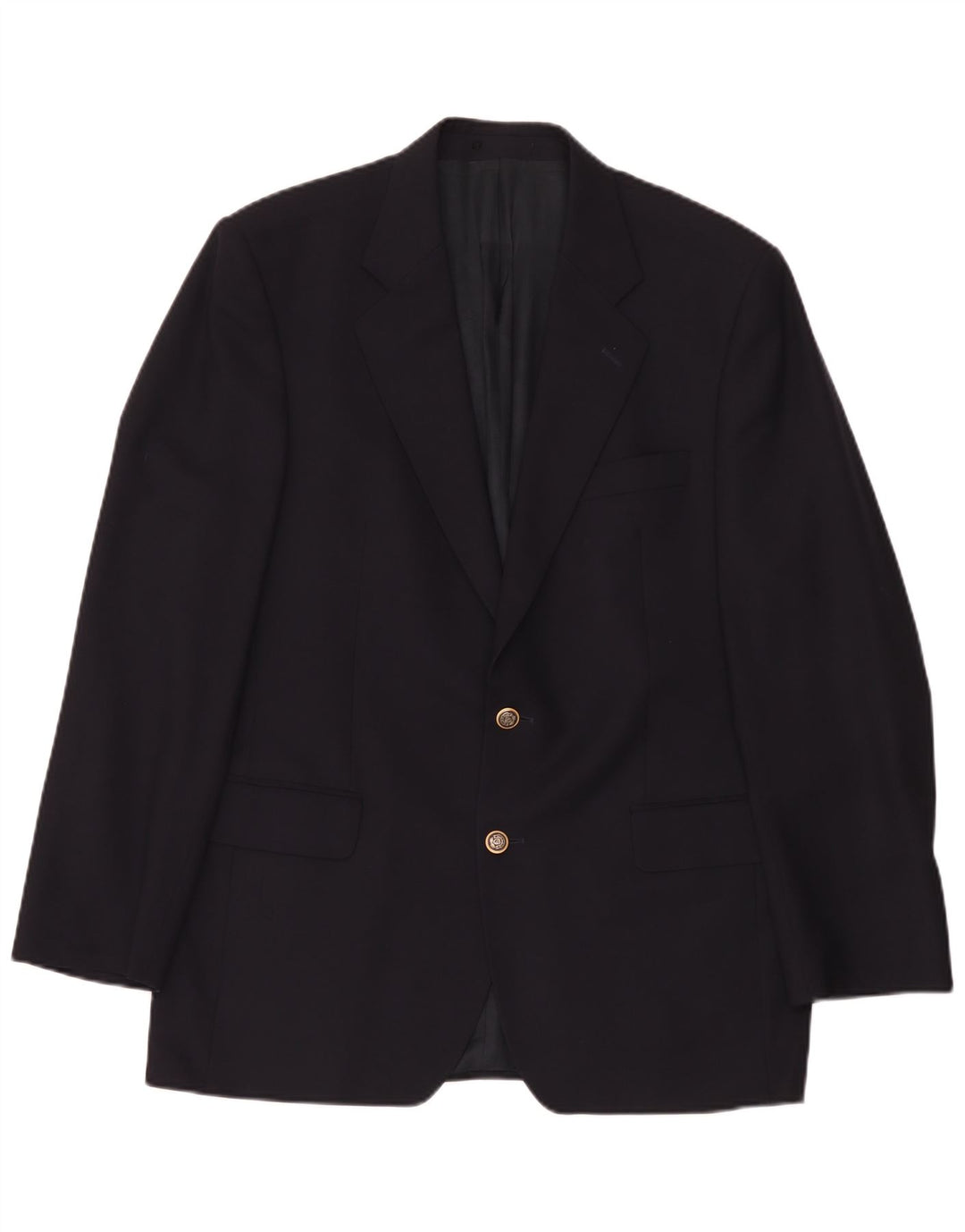 Giacca blazer da uomo a 2 bottoni Magee UK 42 XL Blu navy in lana vergine