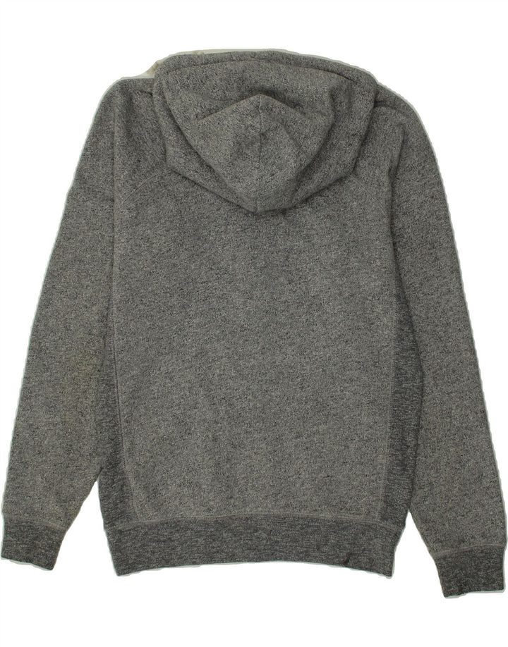 JACK WILLS Mens Zip Hoodie Sweater Small Grey Flecked Cotton Vintage Jack Wills and Second-Hand Jack Wills from Messina Hembry 