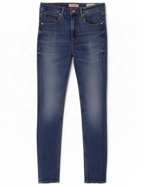 Guess Jeans skinny da donna a vita super alta W28 L29 Cotone blu
