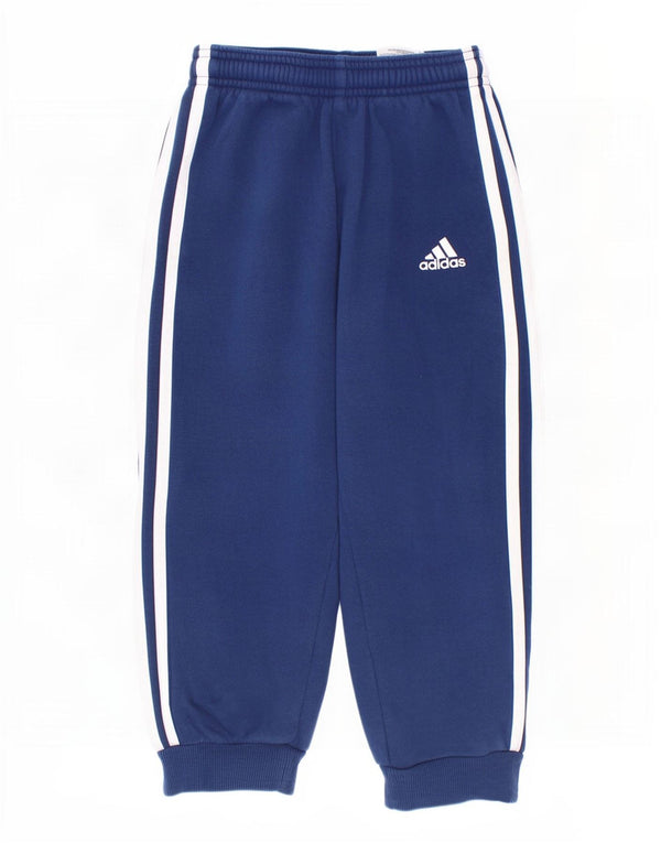Pantaloni della tuta da ragazzo Adidas Joggers 3-4 anni in cotone blu