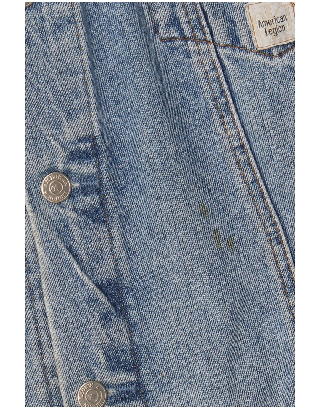 Giacca di jeans vintage da uomo UK 42 XL Blu
