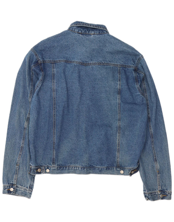 Giani Feroti Giacca in denim da uomo UK 40 Large Blu Cotone