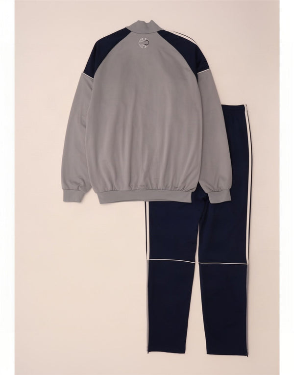 Tuta intera da uomo Adidas UK 44/46 Large Blu Navy Colourblock Poliestere
