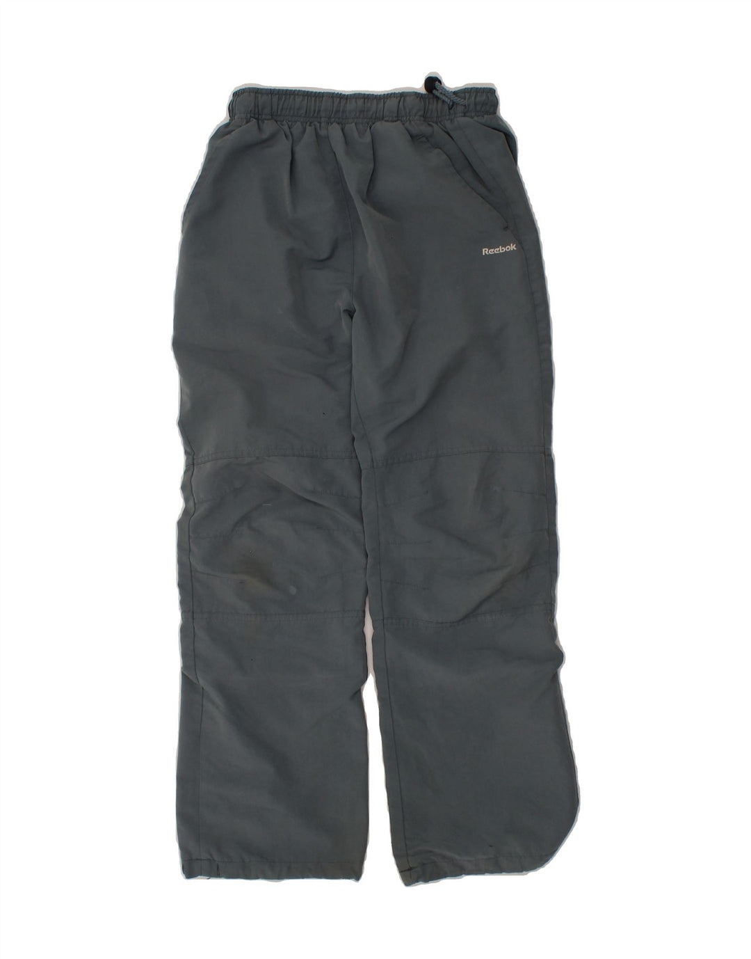 REEBOK Boys Tracksuit Trousers 7-8 Years Grey Polyester Vintage Reebok and Second-Hand Reebok from Messina Hembry 