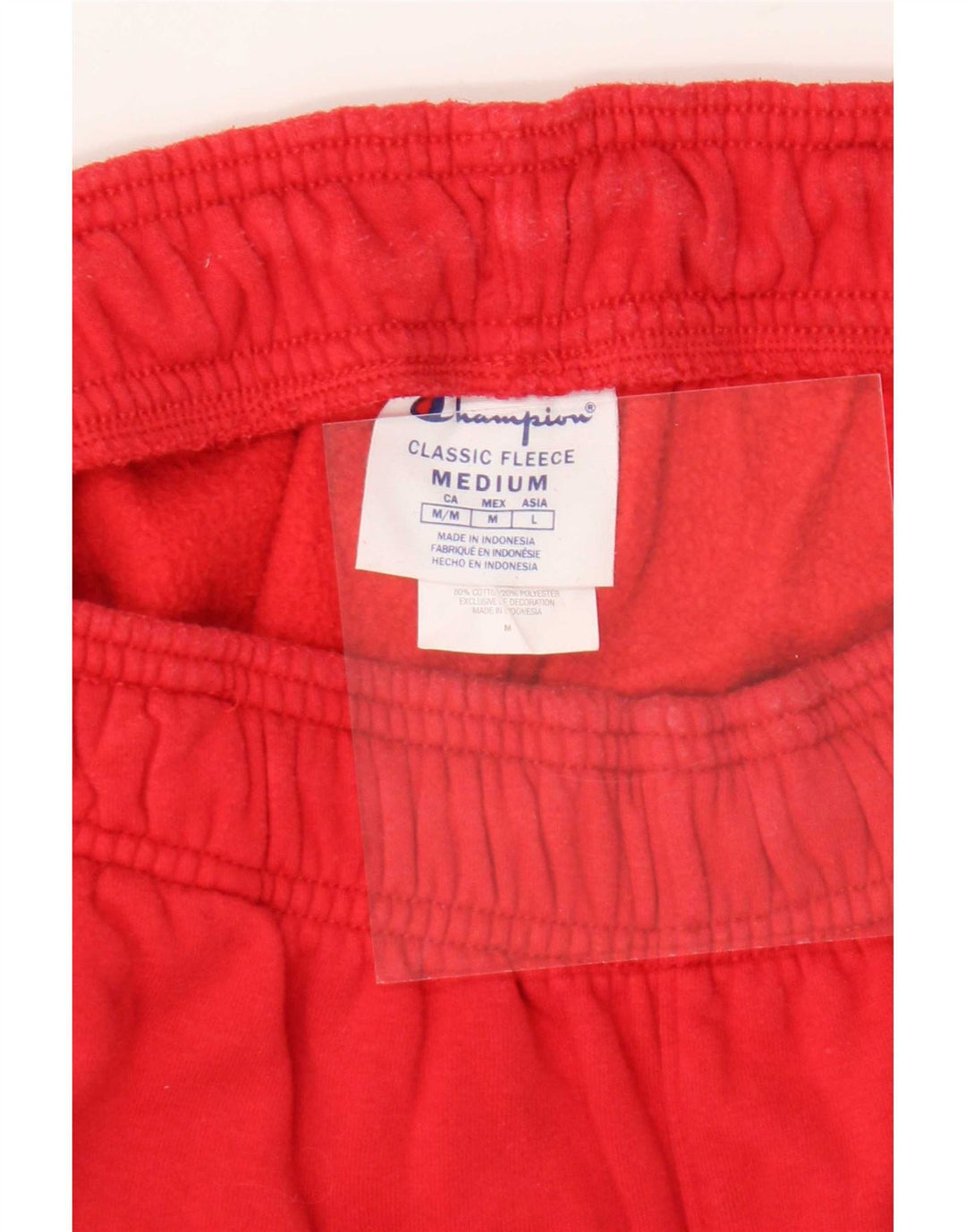Pantaloni da tuta da uomo Champion Joggers in cotone rosso medio