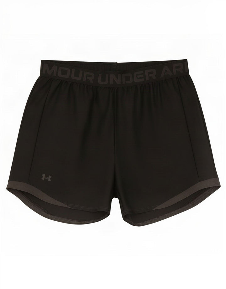 Pantaloncini sportivi grafici da uomo Under Armour poliestere medio nero