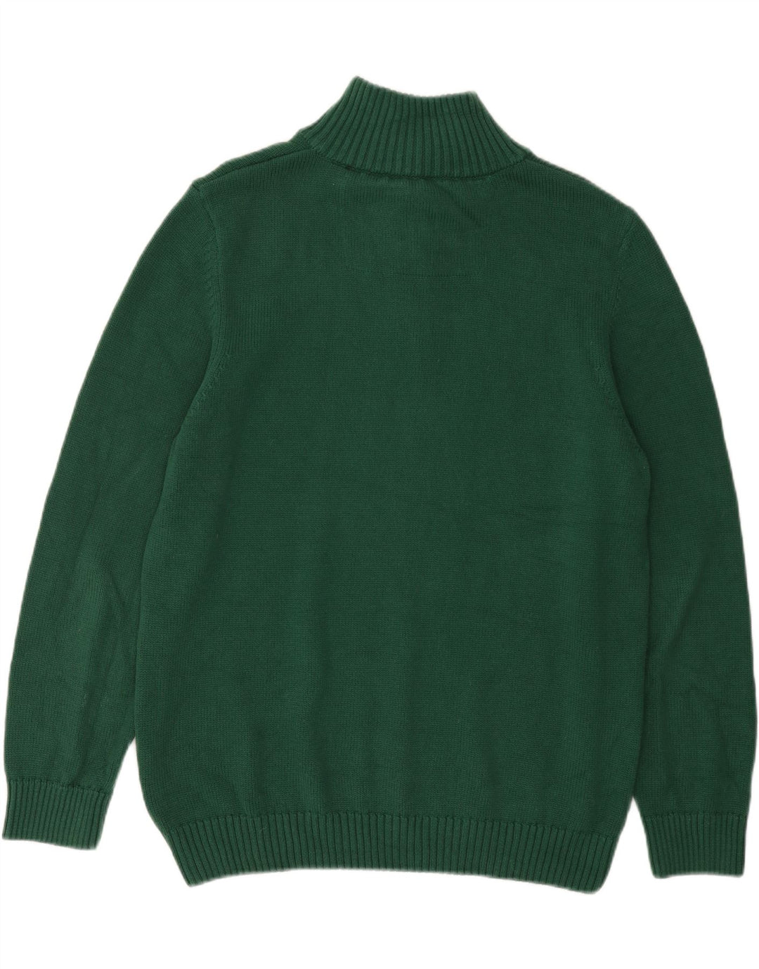 Maglione da uomo con zip e collo SUPERDRY 2XL in cotone verde
