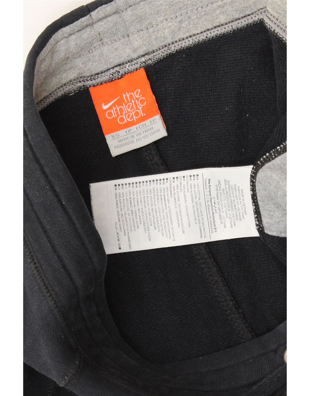 Pantaloni della tuta da donna Nike UK 6 XS poliestere blu navy