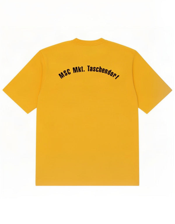 T-shirt grafica da uomo Adidas Top UK 46/48 XL cotone giallo
