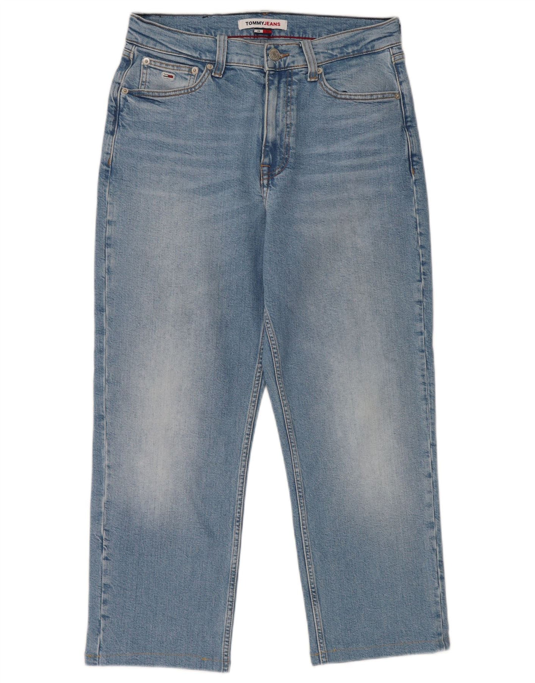 Jeans corti da donna Tommy Hilfiger W28 L23 cotone blu