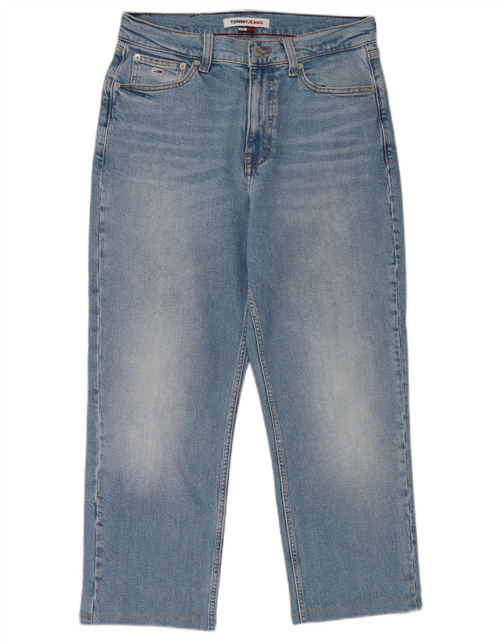 Jeans corti da donna Tommy Hilfiger W28 L23 cotone blu