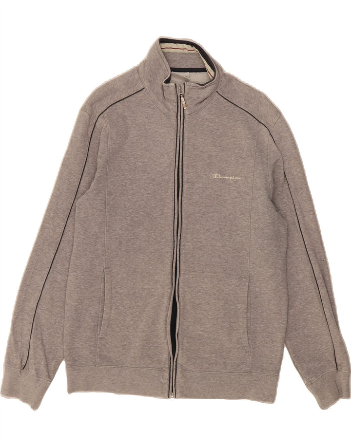 CHAMPION Womens Tracksuit Top Jacket UK 16 Large Grey Vintage Champion and Second-Hand Champion from Messina Hembry 