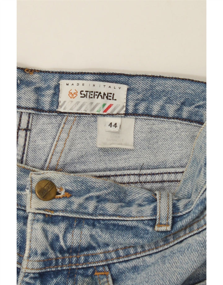 STEFANEL Womens Denim Shorts IT 44 Medium W30  Blue Vintage Stefanel and Second-Hand Stefanel from Messina Hembry 