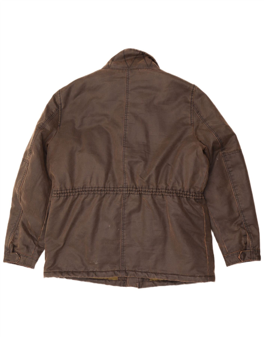 Giacca da uomo in cotone cerato Marks & Spencer UK 42 XL Marrone