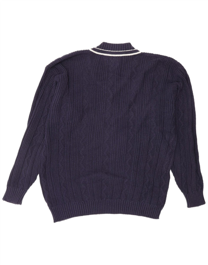 Maglione maglione con scollo a V da uomo LEVI'S XL Blu Navy