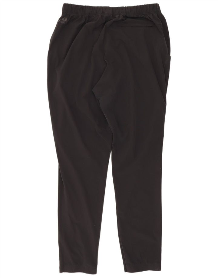 Pantaloni da tuta da uomo Adidas Large neri in poliestere