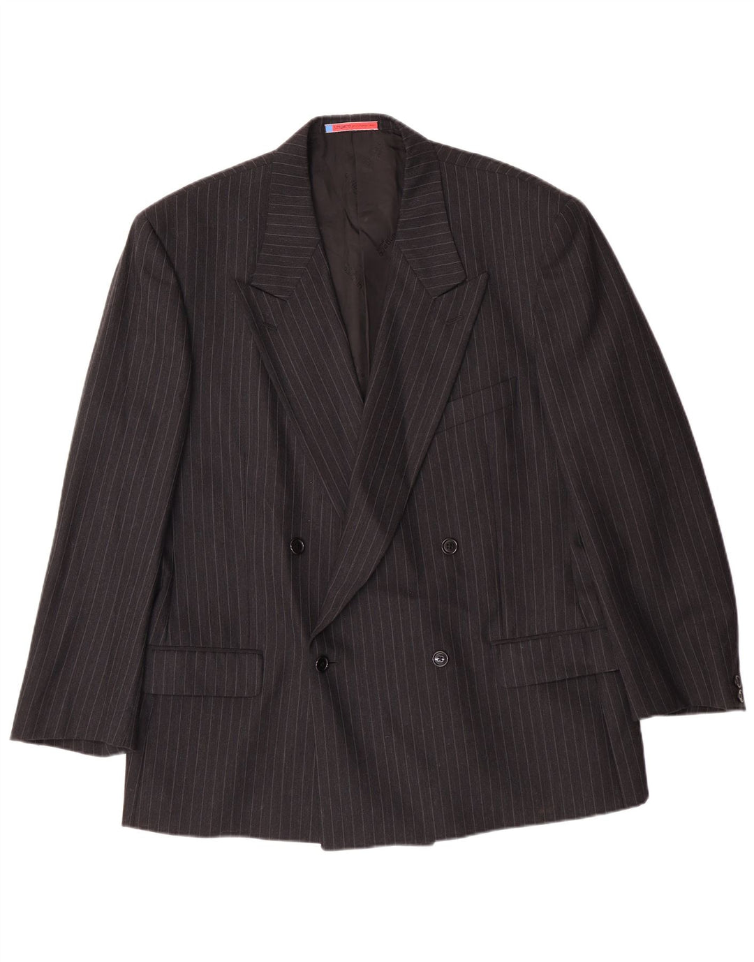 Giacca blazer da uomo UNGARO IT 54 2XL Gessata nera classica