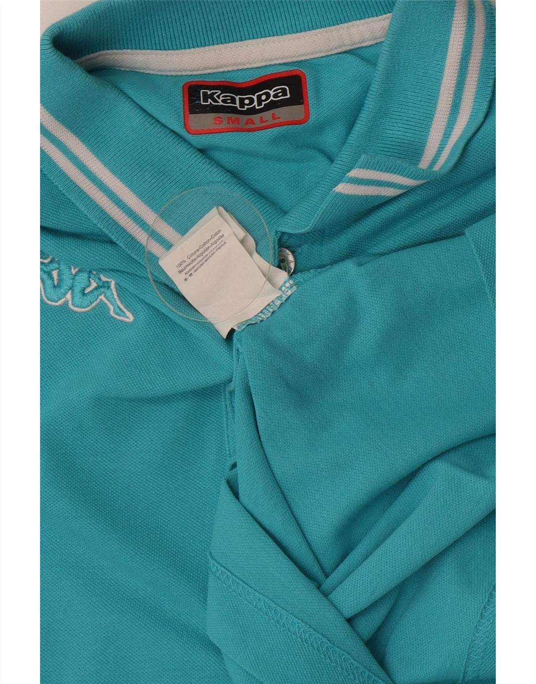 Polo Kappa Uomo Small Blu Cotone
