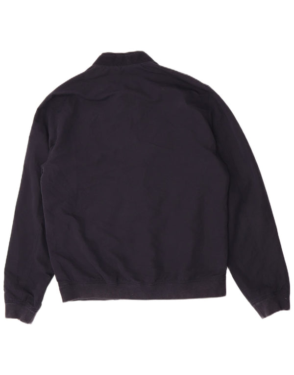 Giubbotto bomber da uomo Ted Baker taglia 3 medio poliestere blu navy