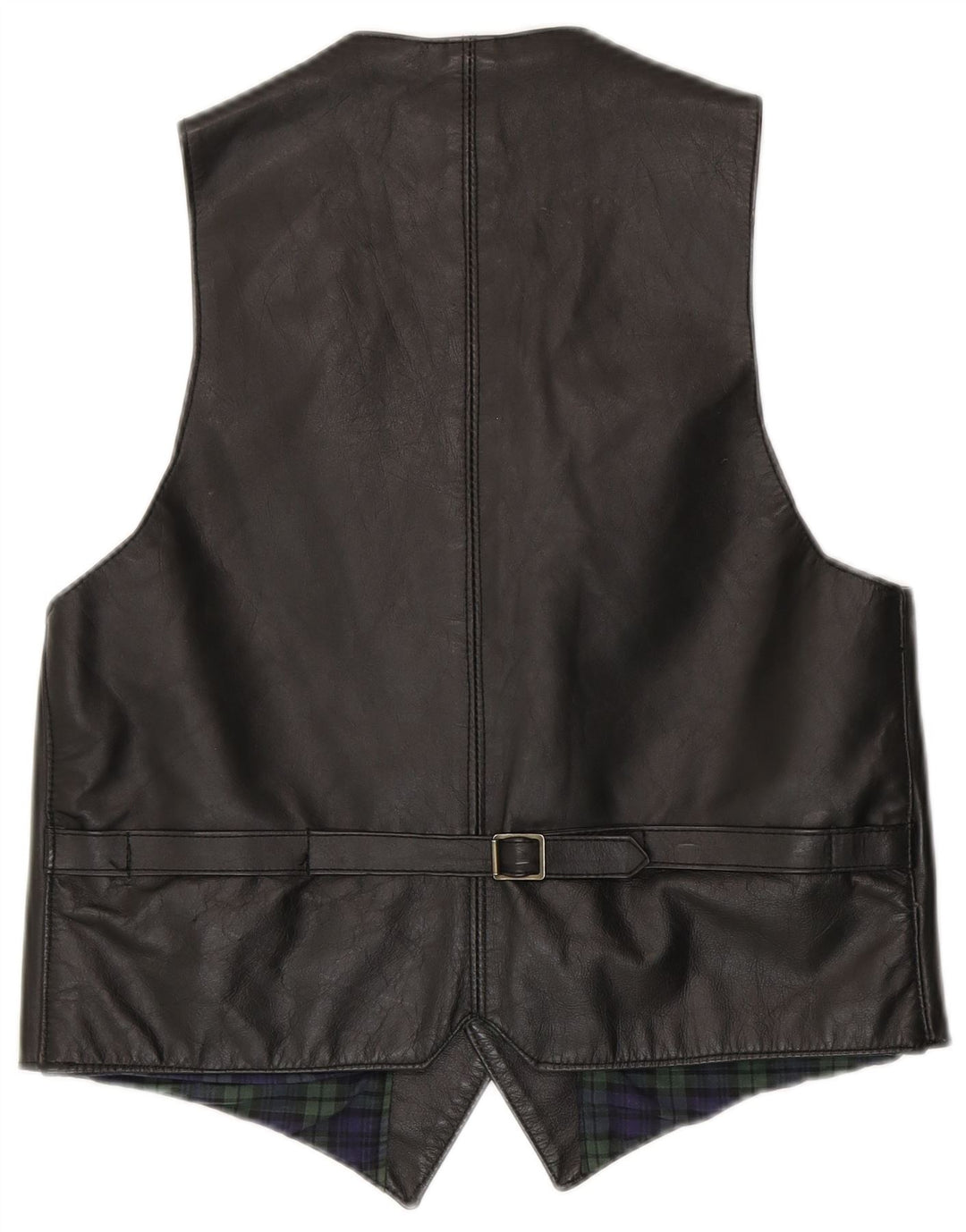 Gilet vintage da uomo grande nero
