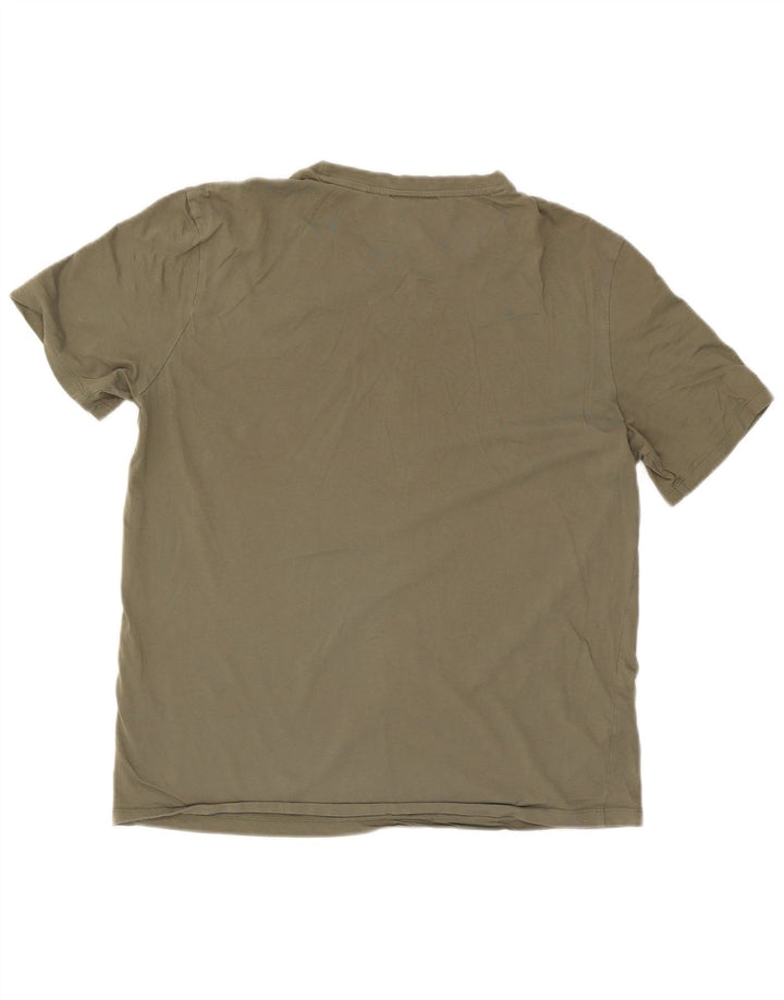 T-shirt grafica da uomo Hugo Boss Top grande color kaki