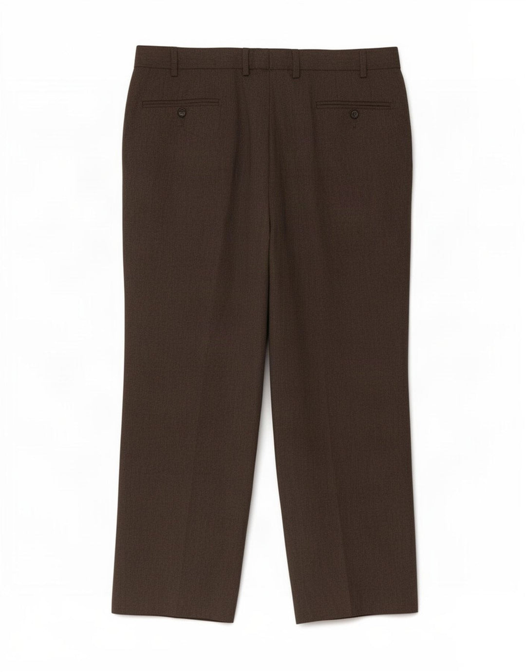 Pantaloni da abito con pegging da uomo Marks & Spencer W38 L29 poliestere grigio