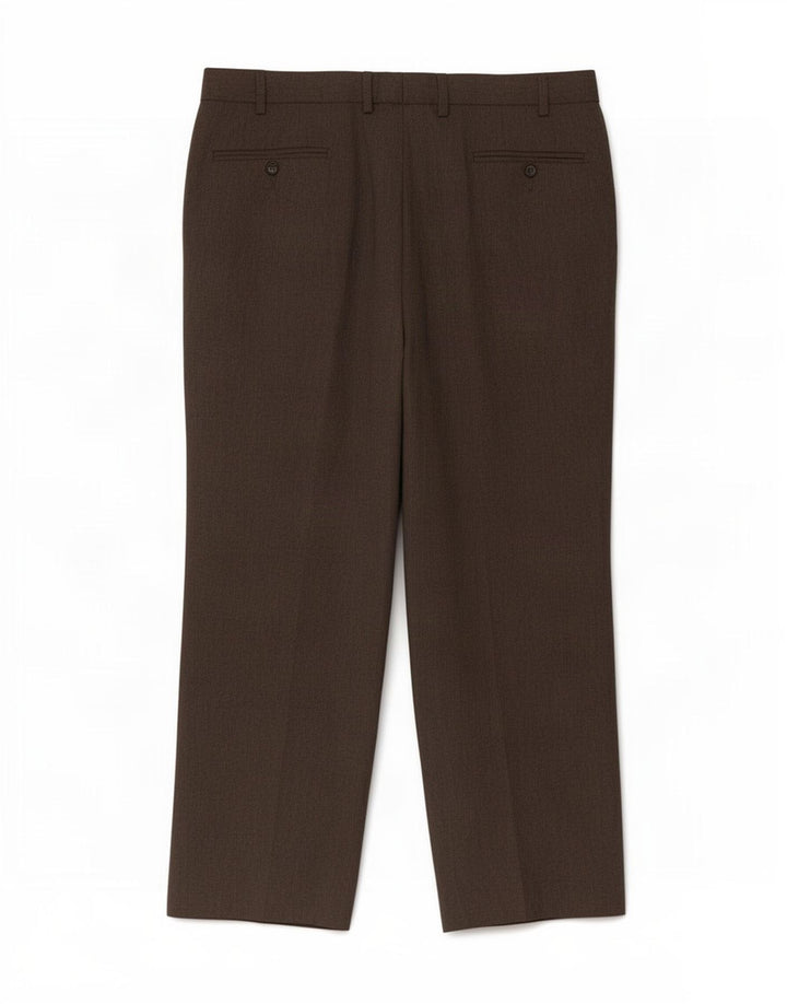 Pantaloni da abito con pegging da uomo Marks & Spencer W38 L29 poliestere grigio