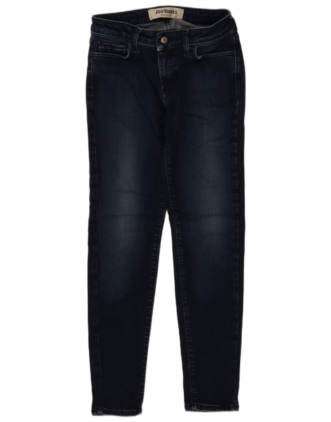 Jeans skinny da donna Roy Rogers W28 L27 poliestere blu