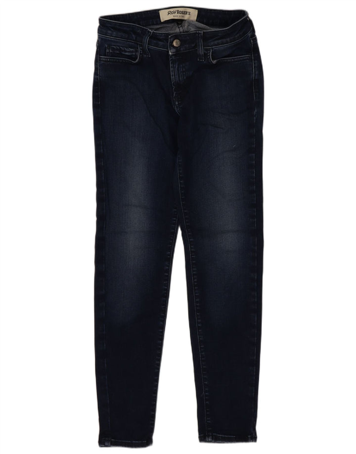 Jeans skinny da donna Roy Rogers W28 L27 poliestere blu