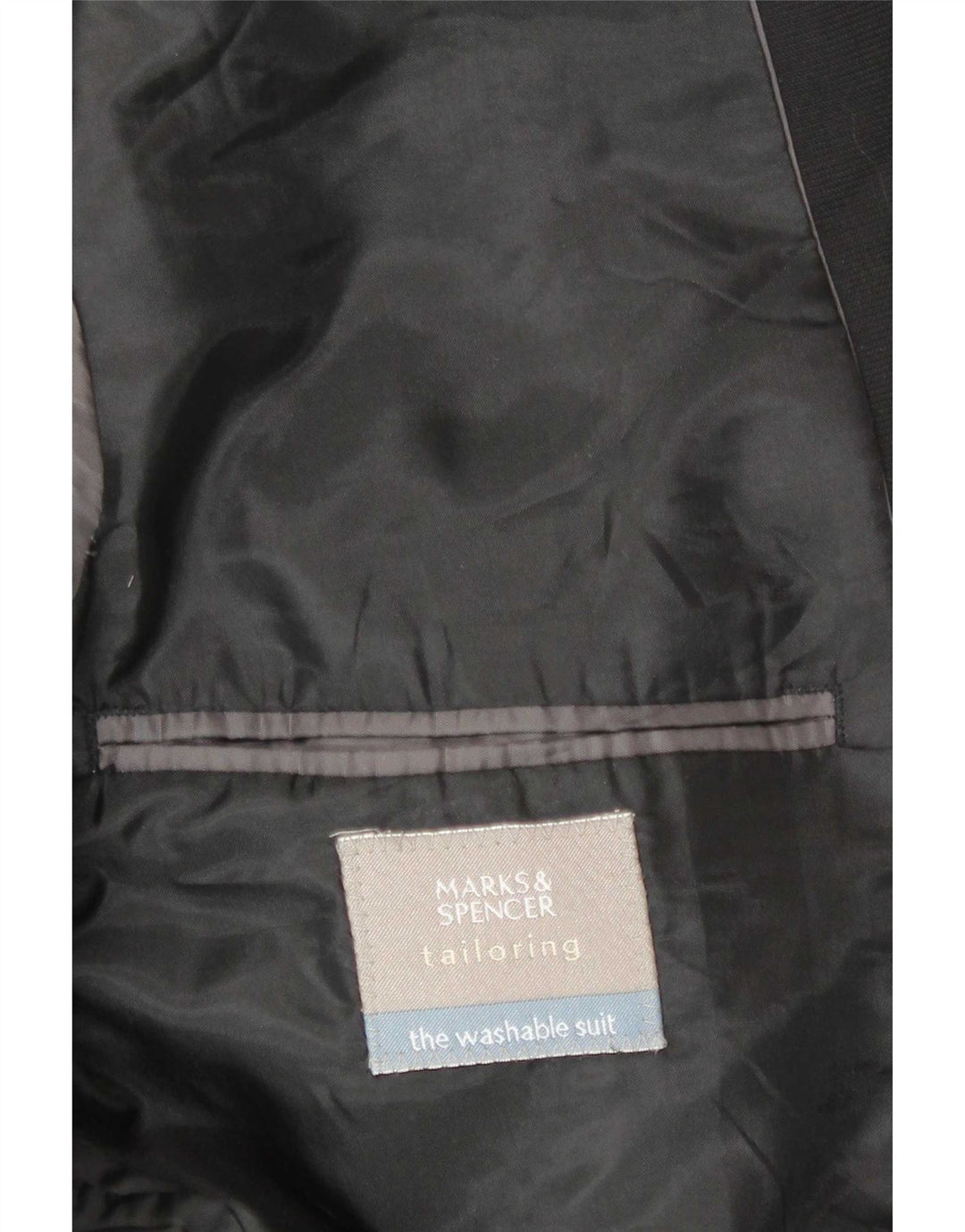 Giacca blazer a 3 bottoni da uomo Marks & Spencer UK 40 grande nera